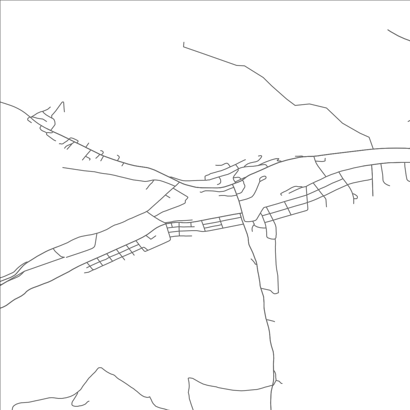 ROAD MAP OF GALETON, PENNSYLVANIA BY MAPBAKES