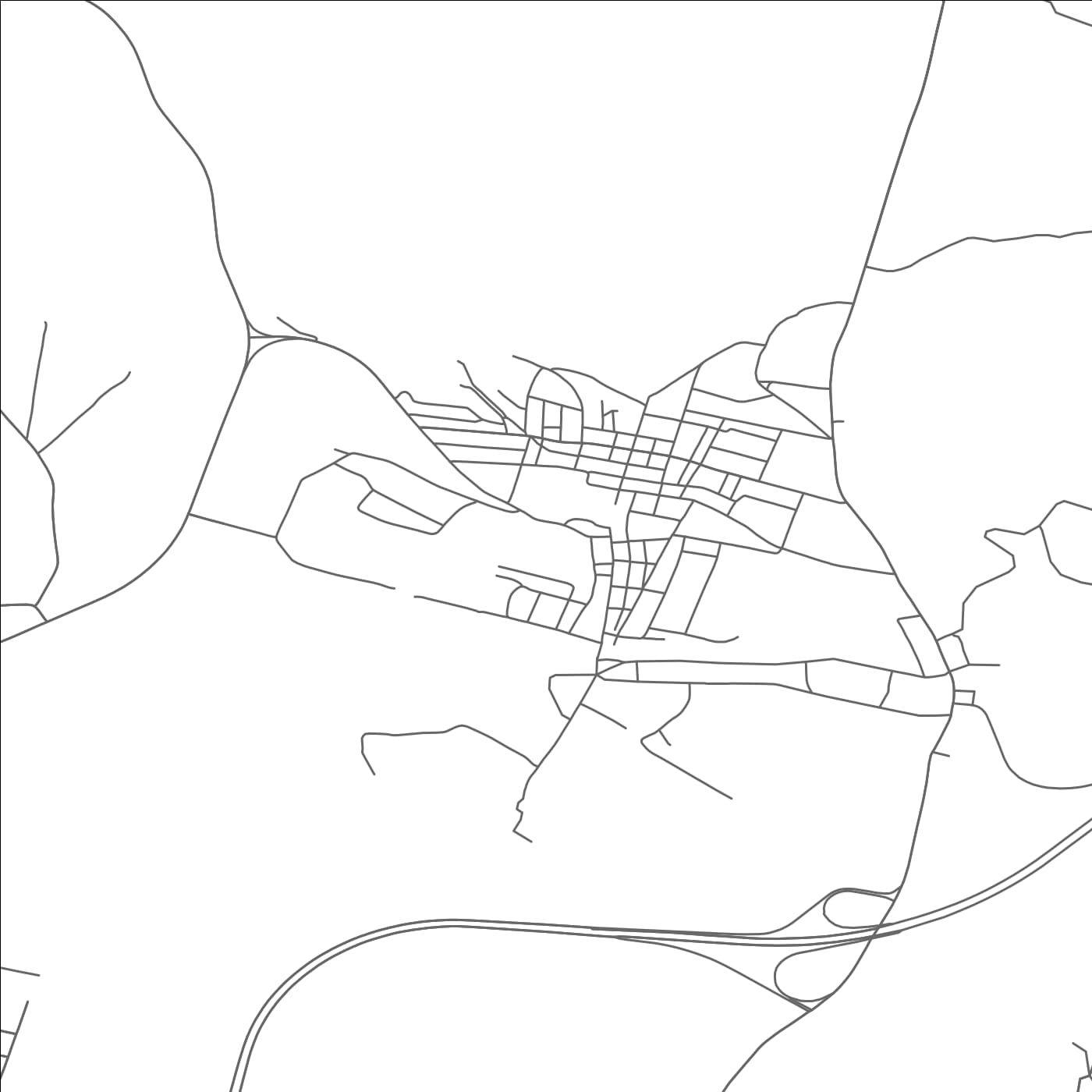 ROAD MAP OF GALLITZIN, PENNSYLVANIA BY MAPBAKES