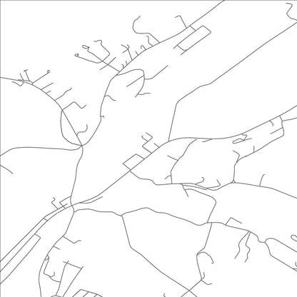 ROAD MAP OF GEESEYTOWN, PENNSYLVANIA BY MAPBAKES