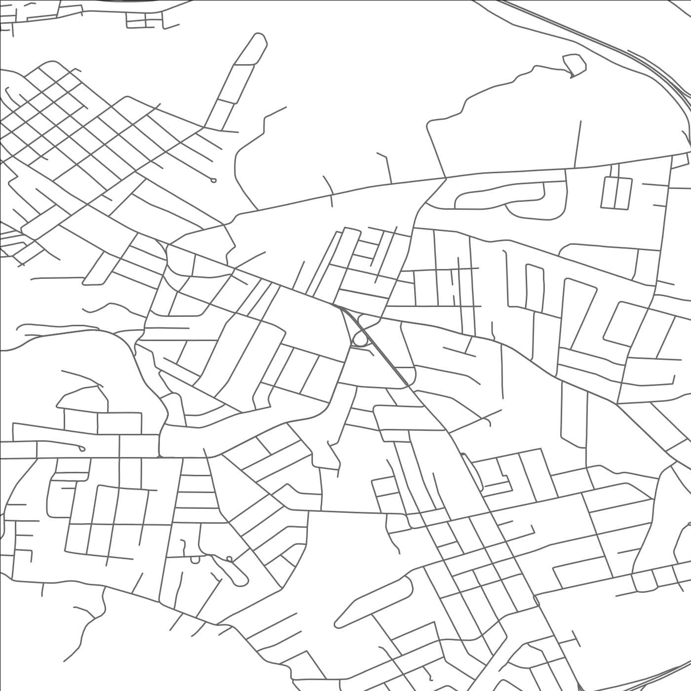 ROAD MAP OF GEISTOWN, PENNSYLVANIA BY MAPBAKES