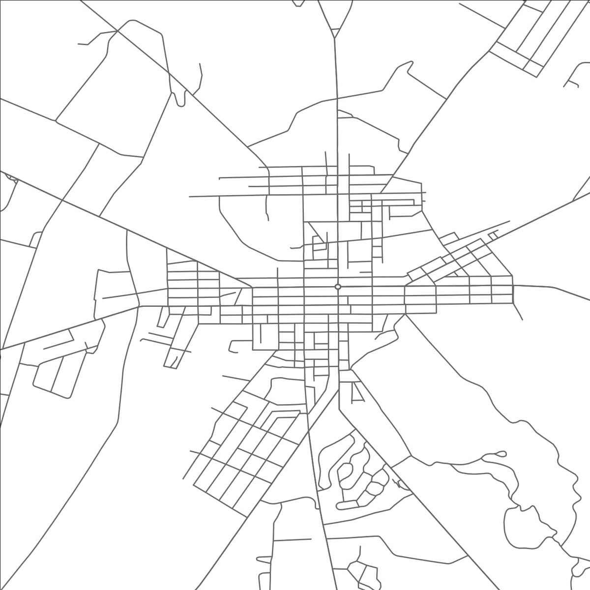 ROAD MAP OF GETTYSBURG, PENNSYLVANIA BY MAPBAKES