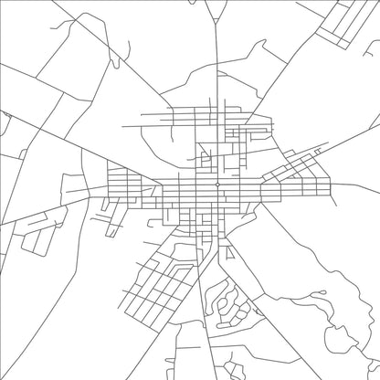 ROAD MAP OF GETTYSBURG, PENNSYLVANIA BY MAPBAKES