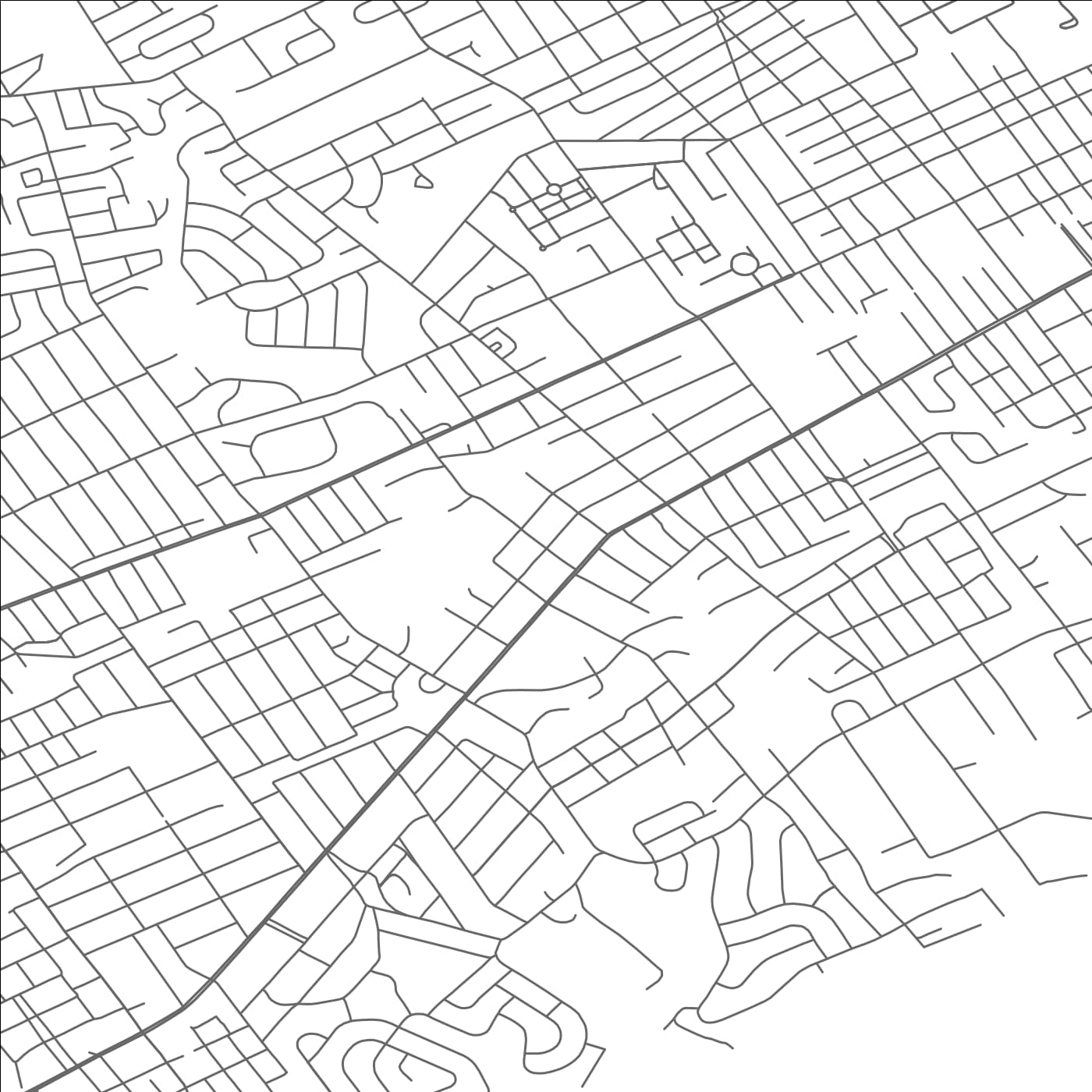 ROAD MAP OF GLENOLDEN, PENNSYLVANIA BY MAPBAKES