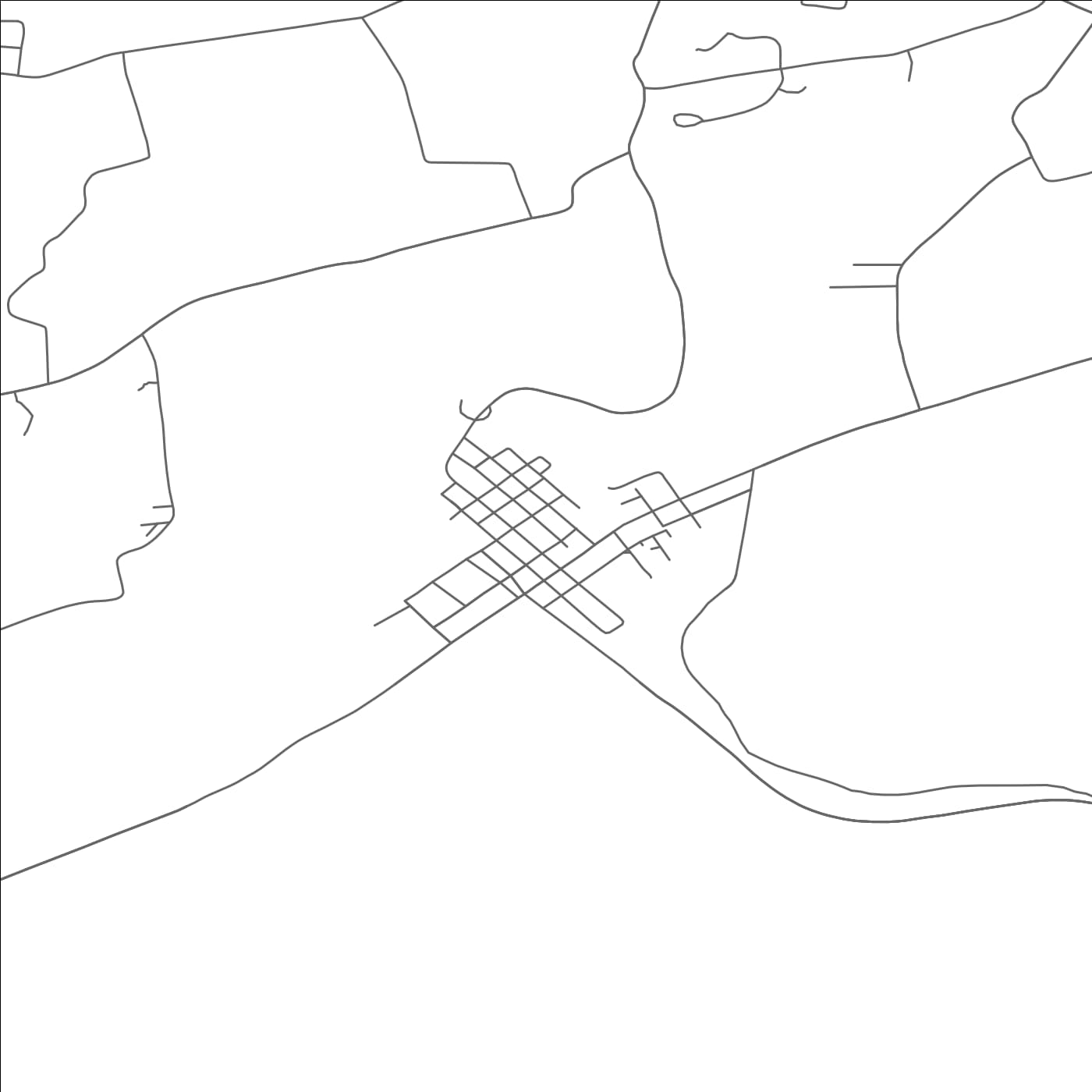 ROAD MAP OF GORDON, PENNSYLVANIA BY MAPBAKES