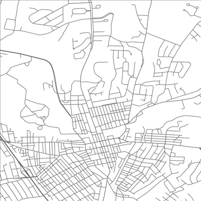 ROAD MAP OF GREENSBURG, PENNSYLVANIA BY MAPBAKES