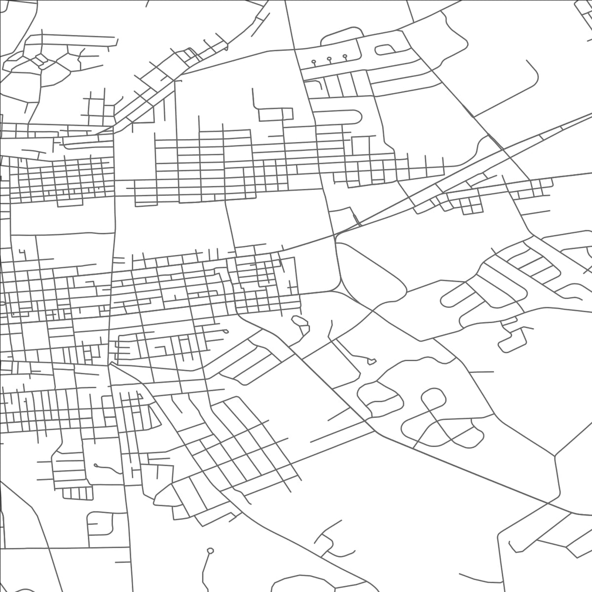ROAD MAP OF HEBRON, PENNSYLVANIA BY MAPBAKES