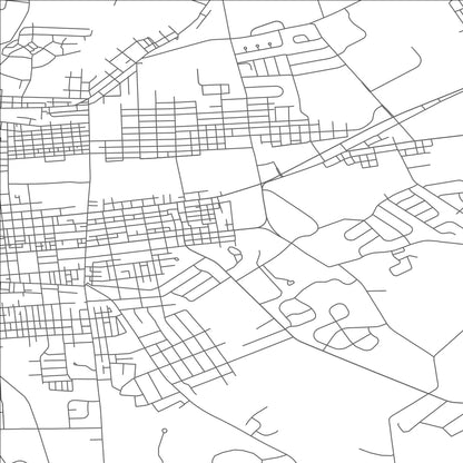 ROAD MAP OF HEBRON, PENNSYLVANIA BY MAPBAKES