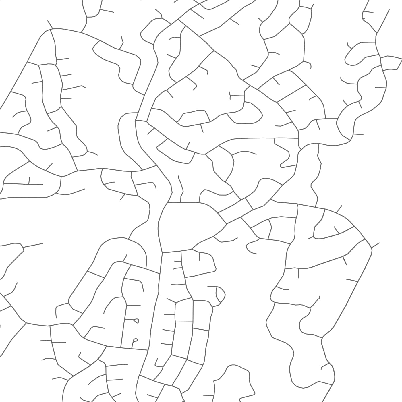 ROAD MAP OF HEMLOCK FARMS, PENNSYLVANIA BY MAPBAKES