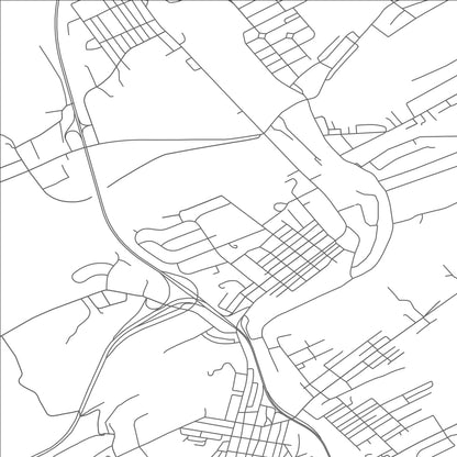 ROAD MAP OF HIGHLAND PARK, PENNSYLVANIA BY MAPBAKES