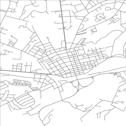 ROAD MAP OF HOLLIDAYSBURG, PENNSYLVANIA BY MAPBAKES