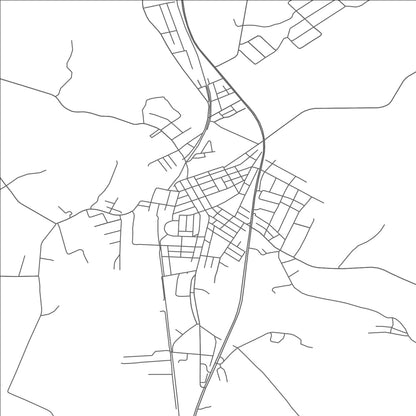 ROAD MAP OF HOMER CITY, PENNSYLVANIA BY MAPBAKES