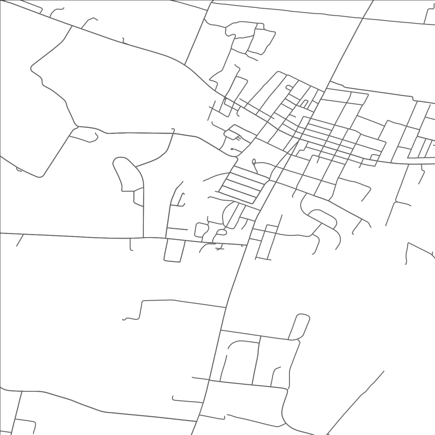 ROAD MAP OF HOMEWOOD AT MARTINSBURG, PENNSYLVANIA BY MAPBAKES