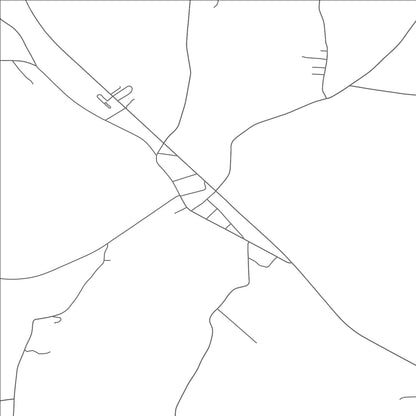 ROAD MAP OF HYDETOWN, PENNSYLVANIA BY MAPBAKES