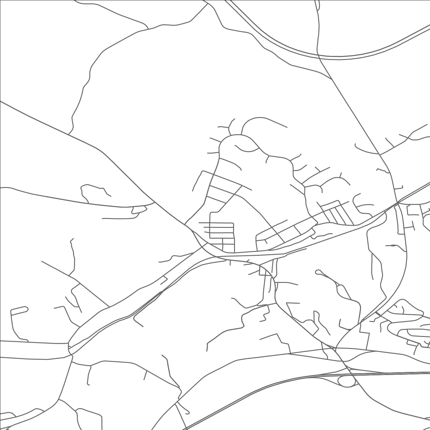 ROAD MAP OF IMPERIAL, PENNSYLVANIA BY MAPBAKES