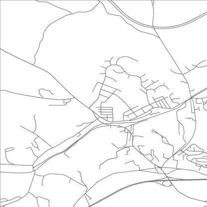 ROAD MAP OF IMPERIAL, PENNSYLVANIA BY MAPBAKES