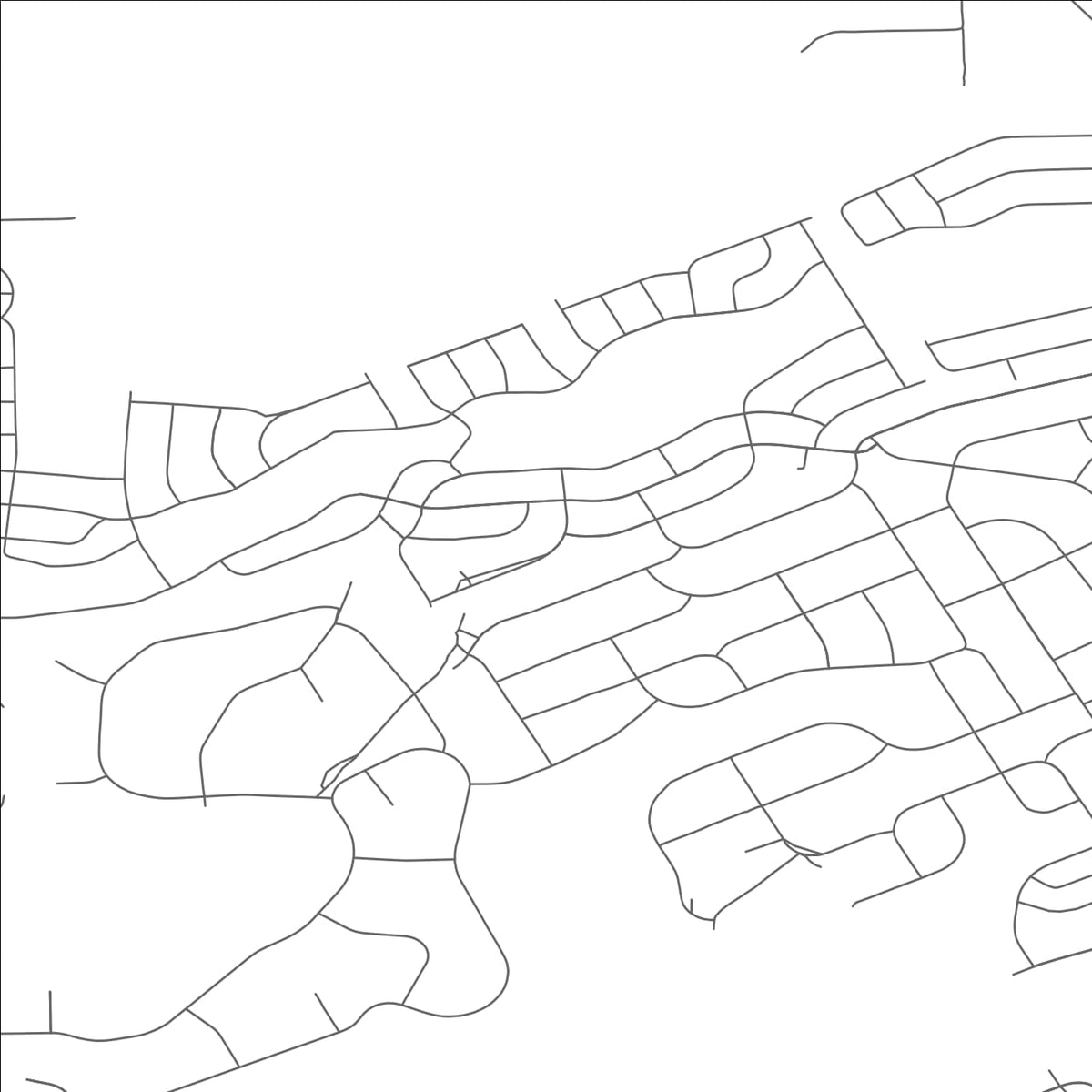 ROAD MAP OF INDIAN MOUNTAIN LAKE, PENNSYLVANIA BY MAPBAKES