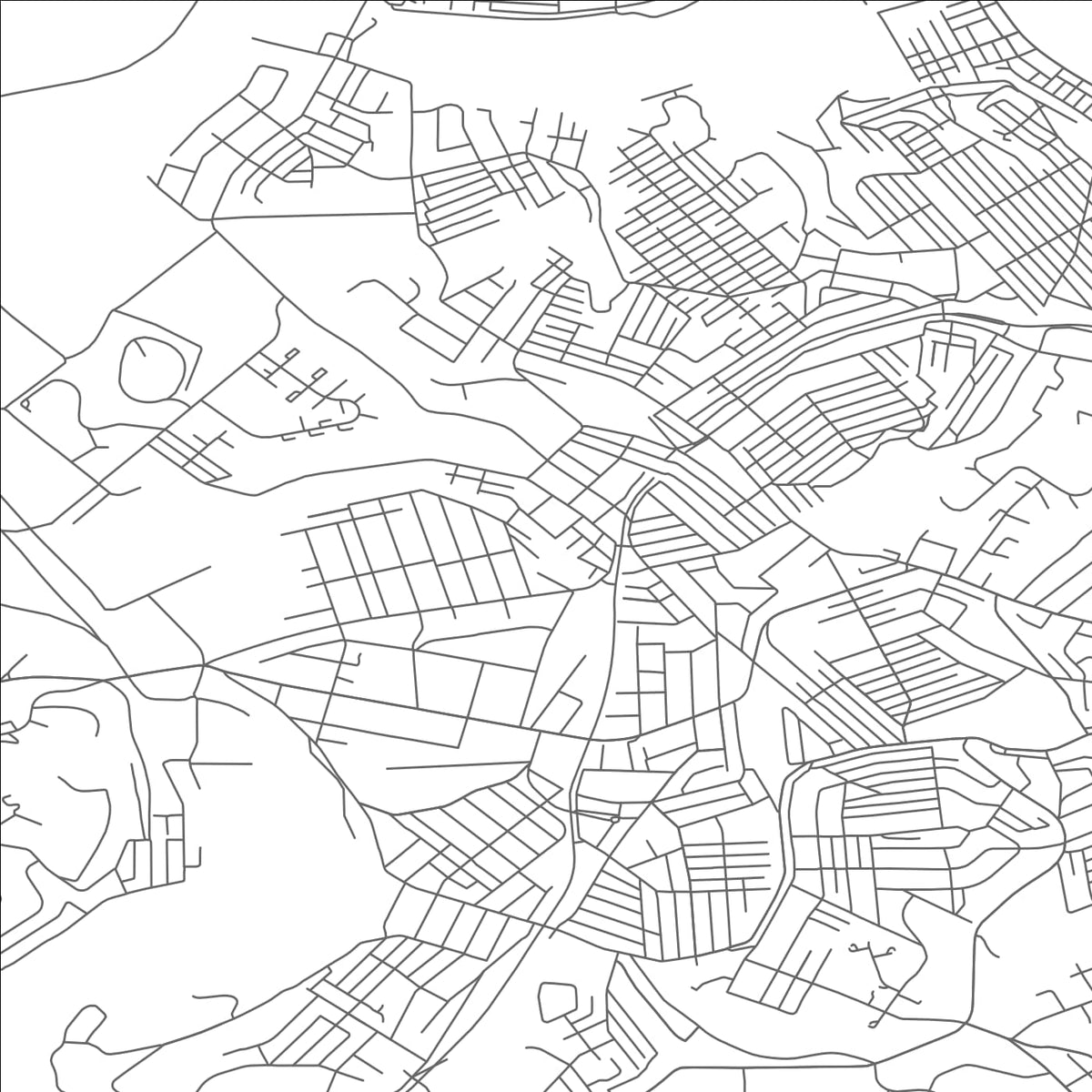 ROAD MAP OF INGRAM, PENNSYLVANIA BY MAPBAKES