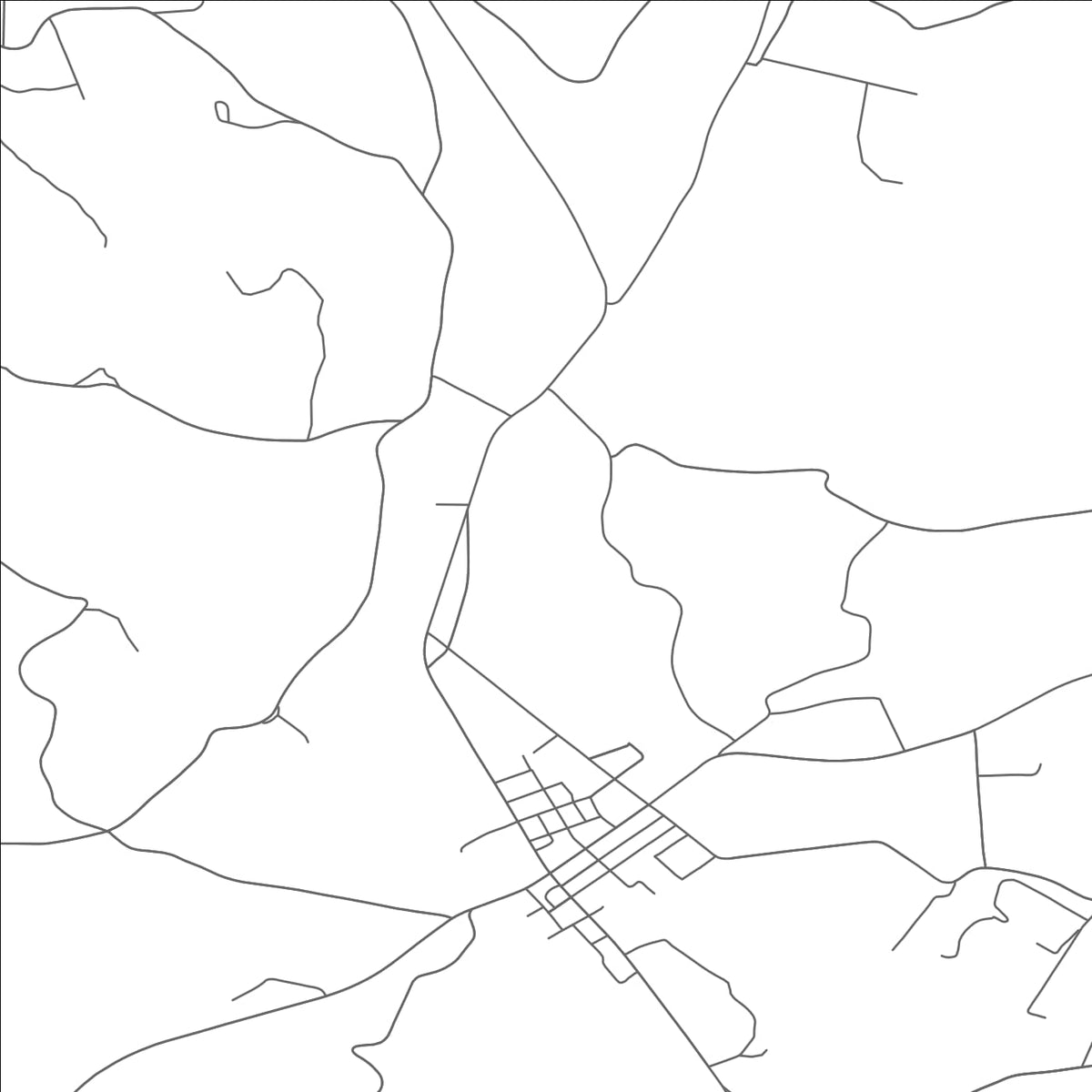 ROAD MAP OF IOLA, PENNSYLVANIA BY MAPBAKES