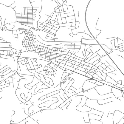 ROAD MAP OF IRWIN, PENNSYLVANIA BY MAPBAKES