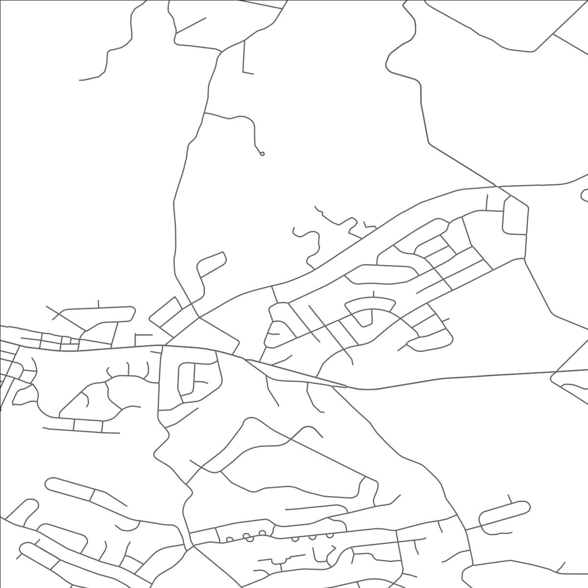 ROAD MAP OF JACKSONWALD, PENNSYLVANIA BY MAPBAKES