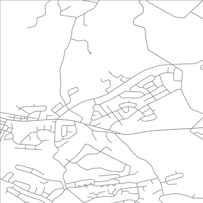ROAD MAP OF JACKSONWALD, PENNSYLVANIA BY MAPBAKES