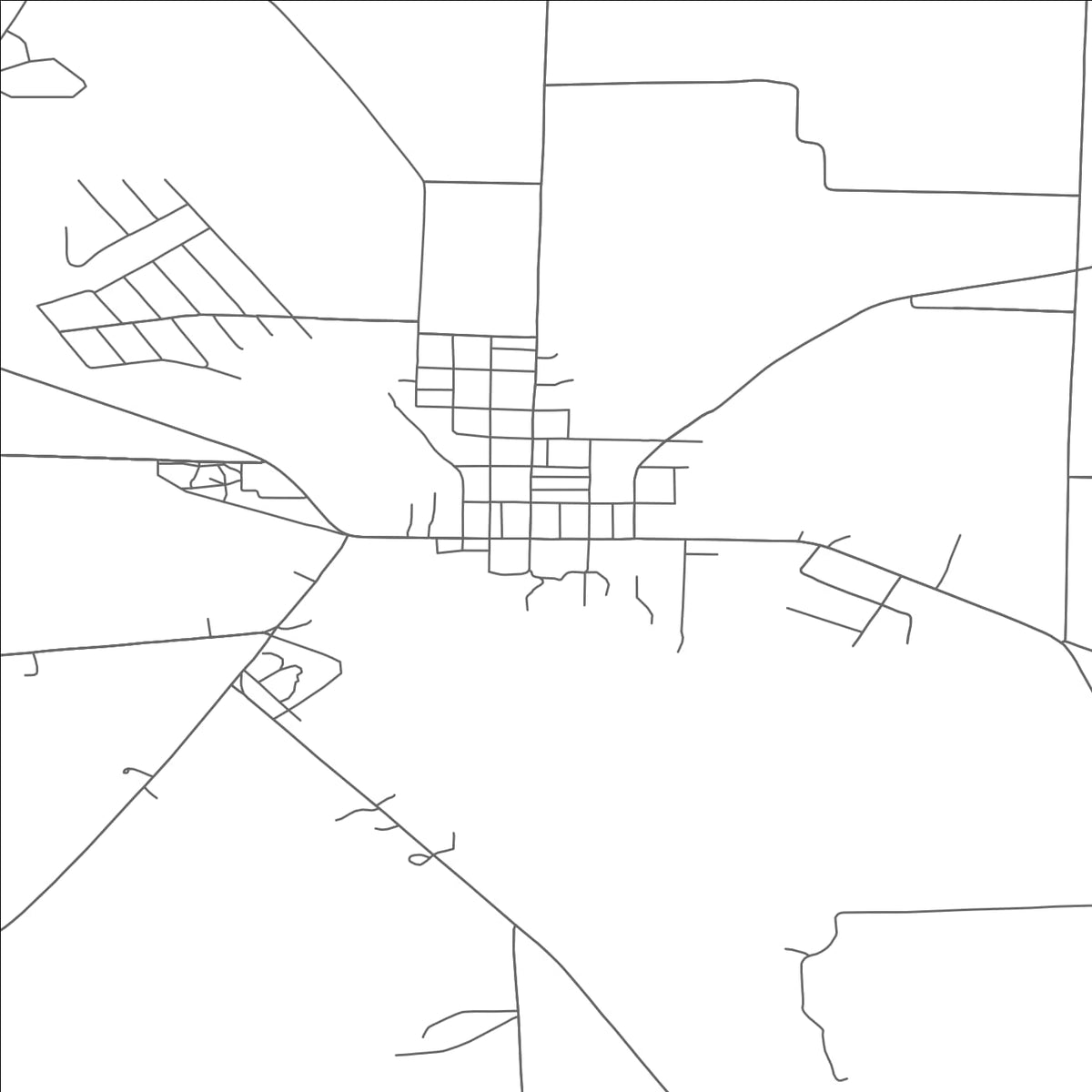 ROAD MAP OF JAMESTOWN, PENNSYLVANIA BY MAPBAKES
