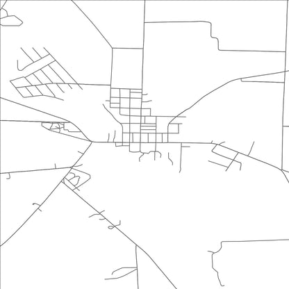 ROAD MAP OF JAMESTOWN, PENNSYLVANIA BY MAPBAKES