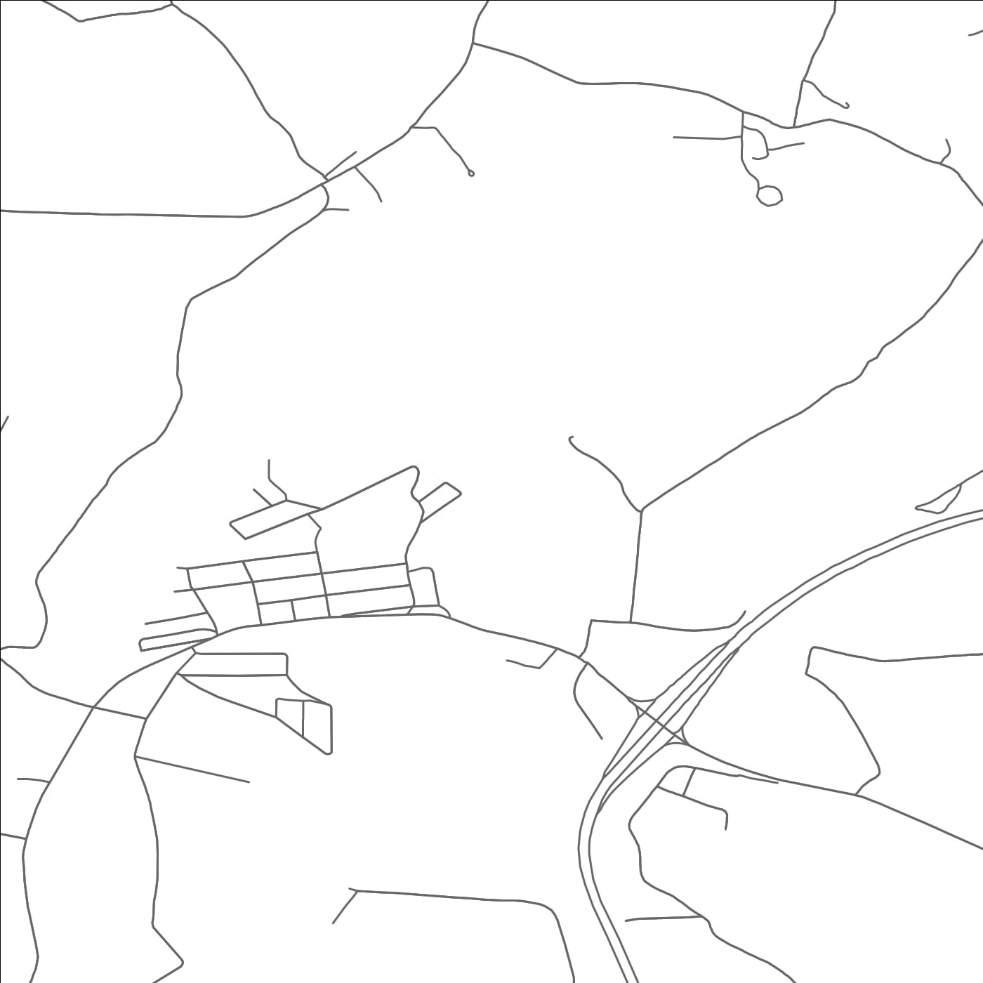 ROAD MAP OF JEROME, PENNSYLVANIA BY MAPBAKES