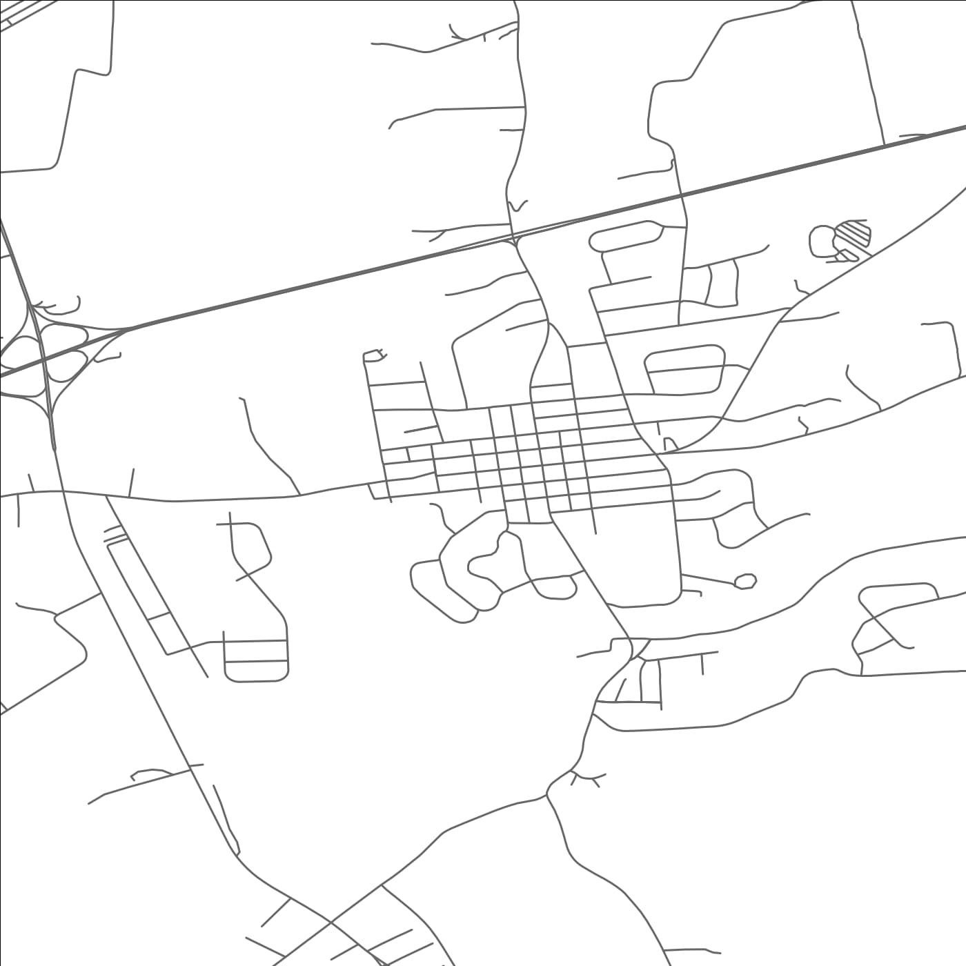 ROAD MAP OF JONESTOWN, PENNSYLVANIA BY MAPBAKES