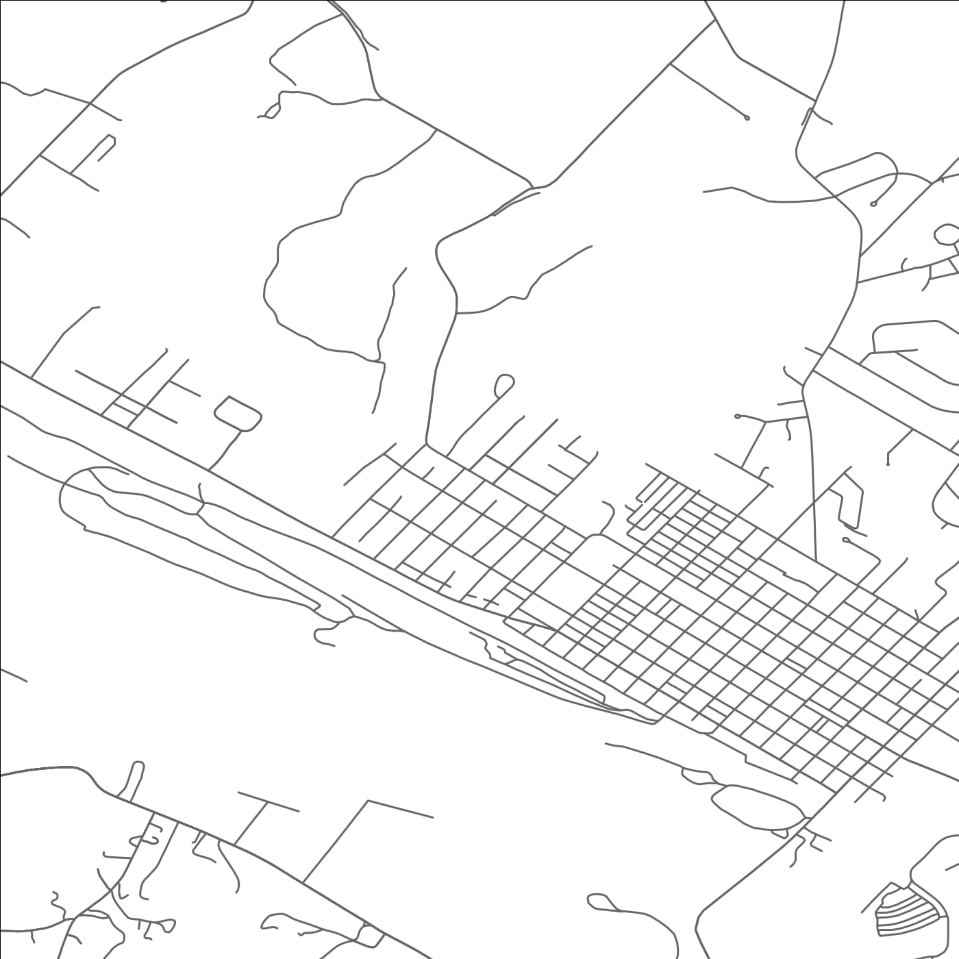 ROAD MAP OF KAPP HEIGHTS, PENNSYLVANIA BY MAPBAKES