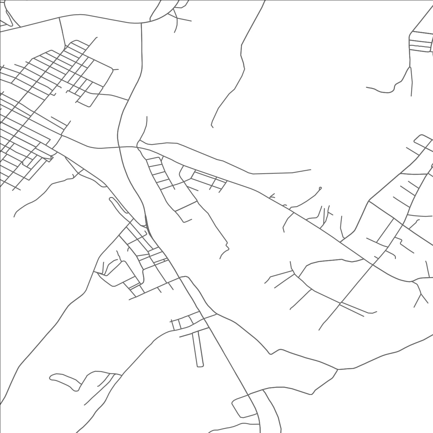 ROAD MAP OF KISTLER, PENNSYLVANIA BY MAPBAKES