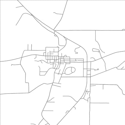 ROAD MAP OF KNOX, PENNSYLVANIA BY MAPBAKES