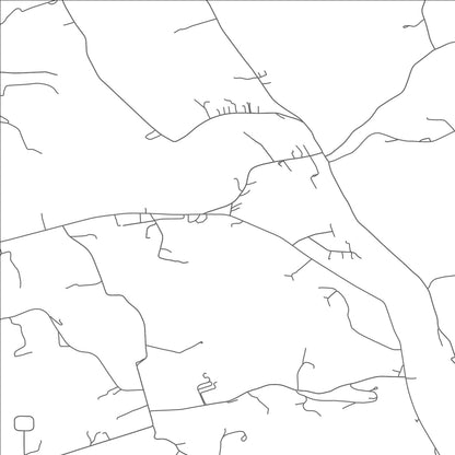 ROAD MAP OF KRATZERVILLE, PENNSYLVANIA BY MAPBAKES