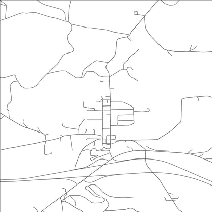 ROAD MAP OF KYLERTOWN, PENNSYLVANIA BY MAPBAKES