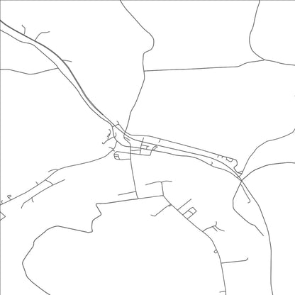 ROAD MAP OF LACEYVILLE, PENNSYLVANIA BY MAPBAKES