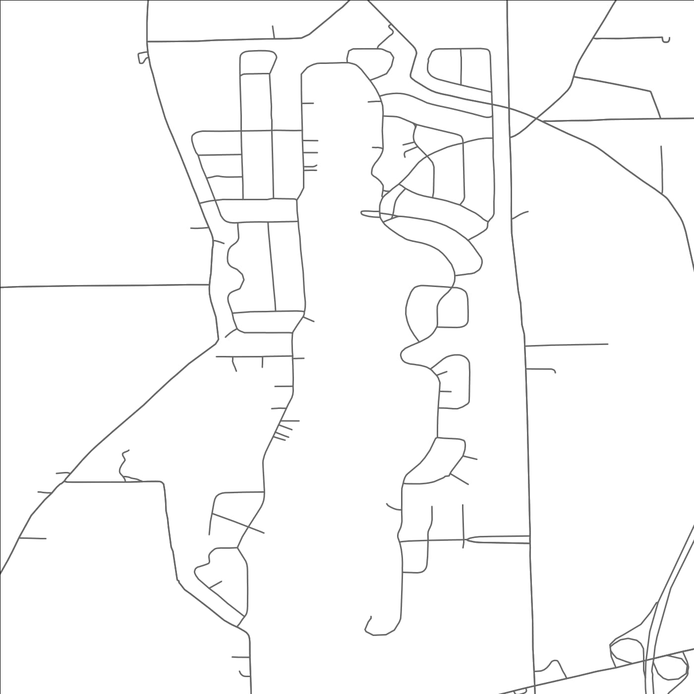 ROAD MAP OF LAKE LATONKA, PENNSYLVANIA BY MAPBAKES