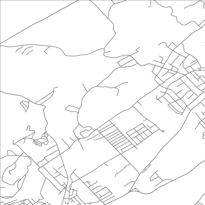 ROAD MAP OF LARKSVILLE, PENNSYLVANIA BY MAPBAKES