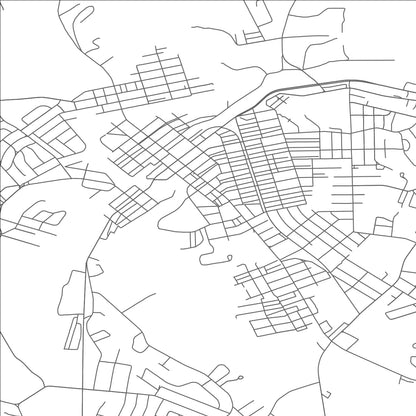 ROAD MAP OF LATROBE, PENNSYLVANIA BY MAPBAKES