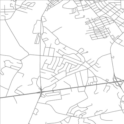 ROAD MAP OF LAWSON HEIGHTS, PENNSYLVANIA BY MAPBAKES