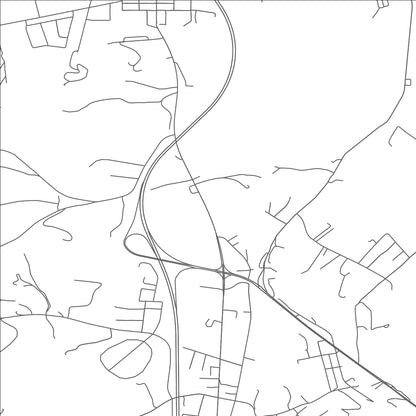ROAD MAP OF LEAMERSVILLE, PENNSYLVANIA BY MAPBAKES