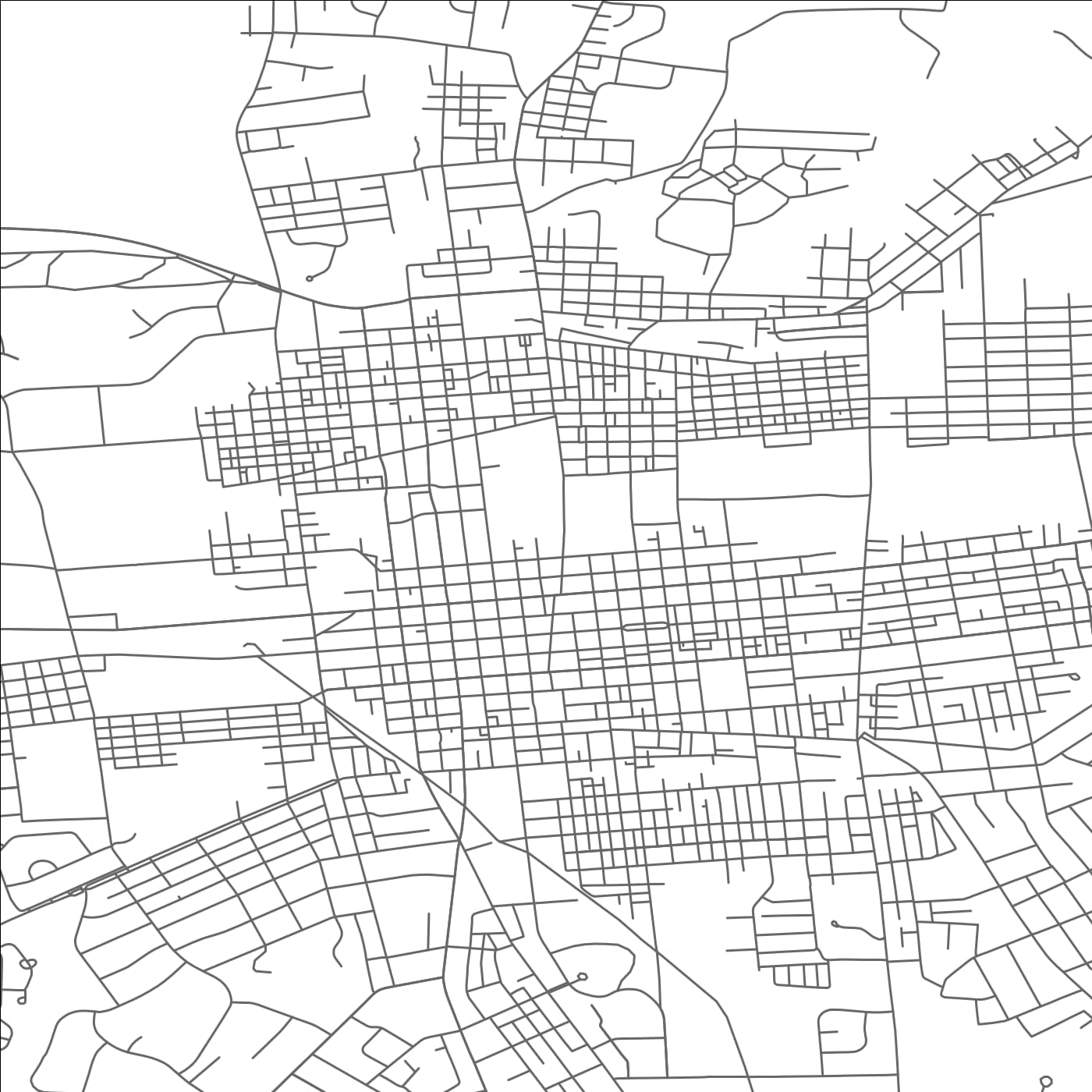 ROAD MAP OF LEBANON, PENNSYLVANIA BY MAPBAKES