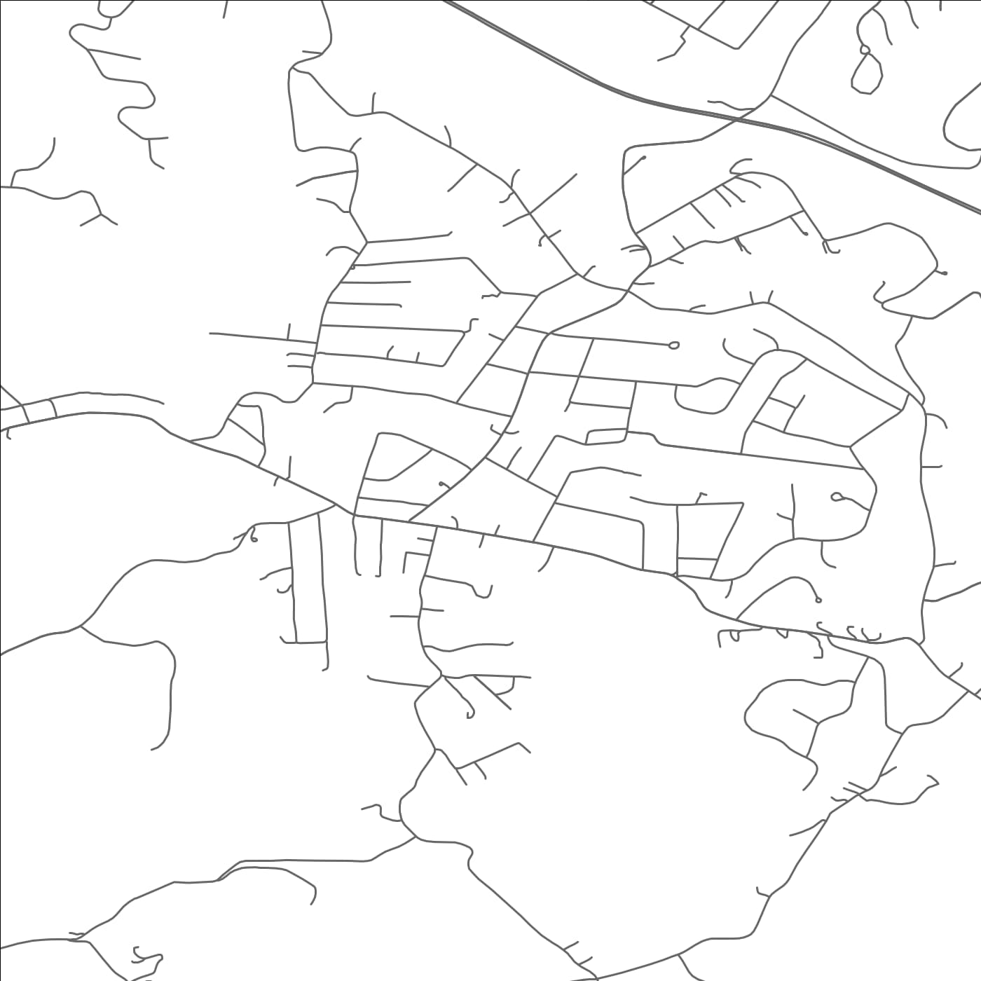 ROAD MAP OF LEVEL GREEN, PENNSYLVANIA BY MAPBAKES