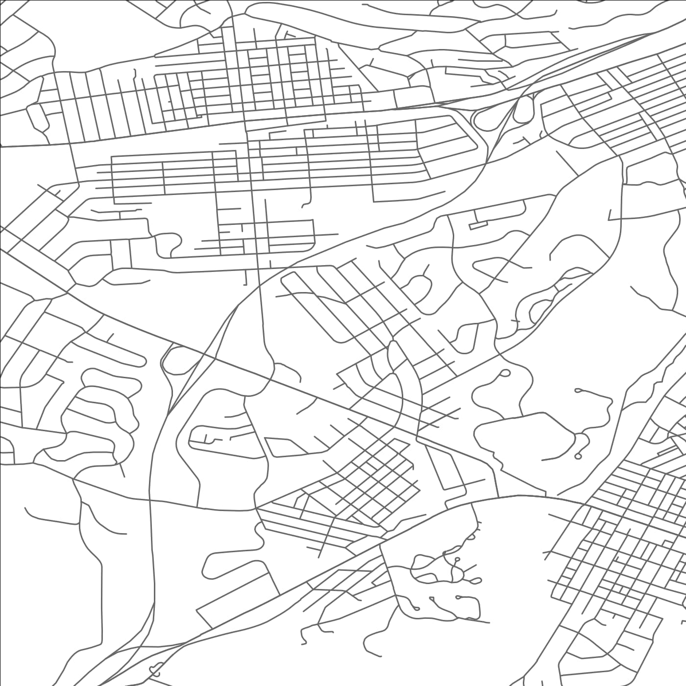 ROAD MAP OF LINCOLN PARK, PENNSYLVANIA BY MAPBAKES