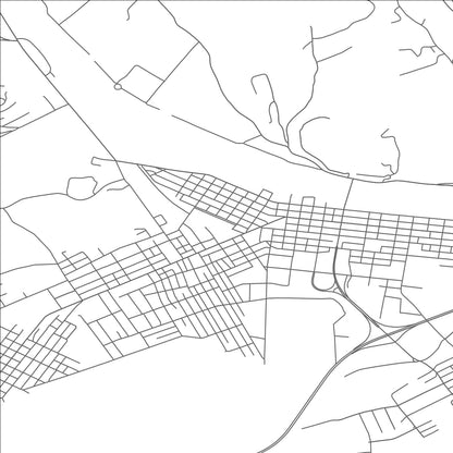 ROAD MAP OF LOCK HAVEN, PENNSYLVANIA BY MAPBAKES