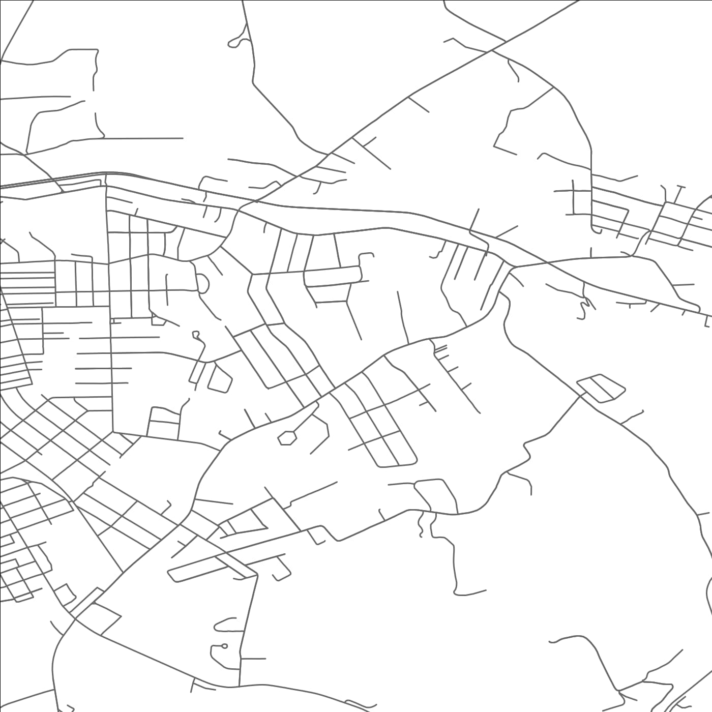 ROAD MAP OF LOYALHANNA, PENNSYLVANIA BY MAPBAKES