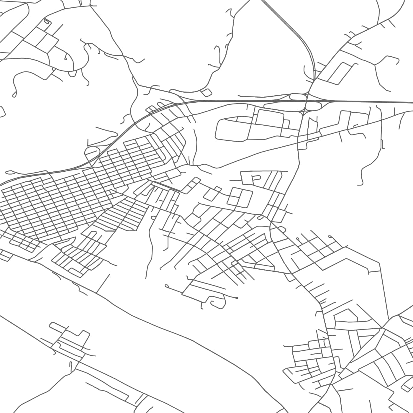 ROAD MAP OF LYNNWOOD-PRICEDALE, PENNSYLVANIA BY MAPBAKES