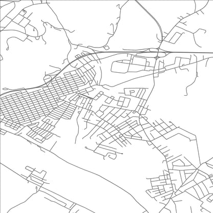 ROAD MAP OF LYNNWOOD-PRICEDALE, PENNSYLVANIA BY MAPBAKES