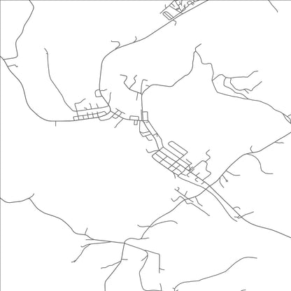 ROAD MAP OF MAHAFFEY, PENNSYLVANIA BY MAPBAKES