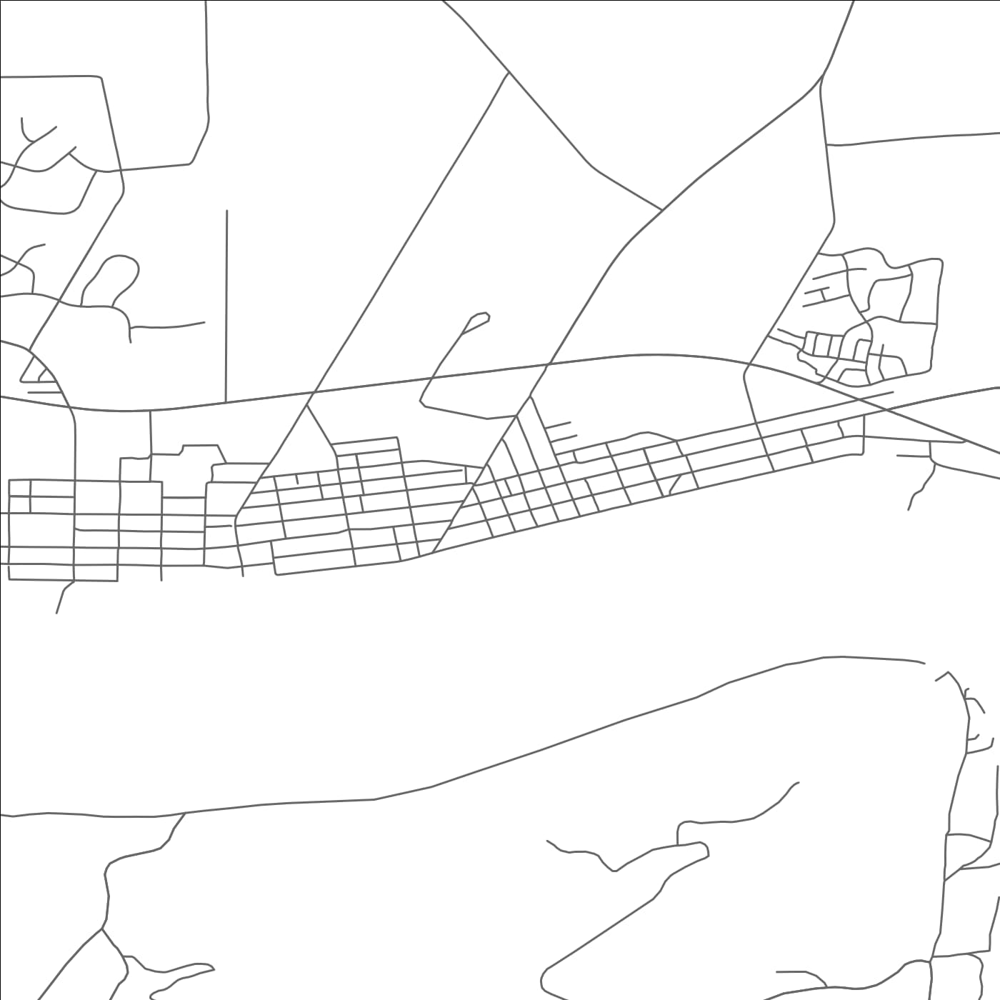 ROAD MAP OF MARIETTA, PENNSYLVANIA BY MAPBAKES