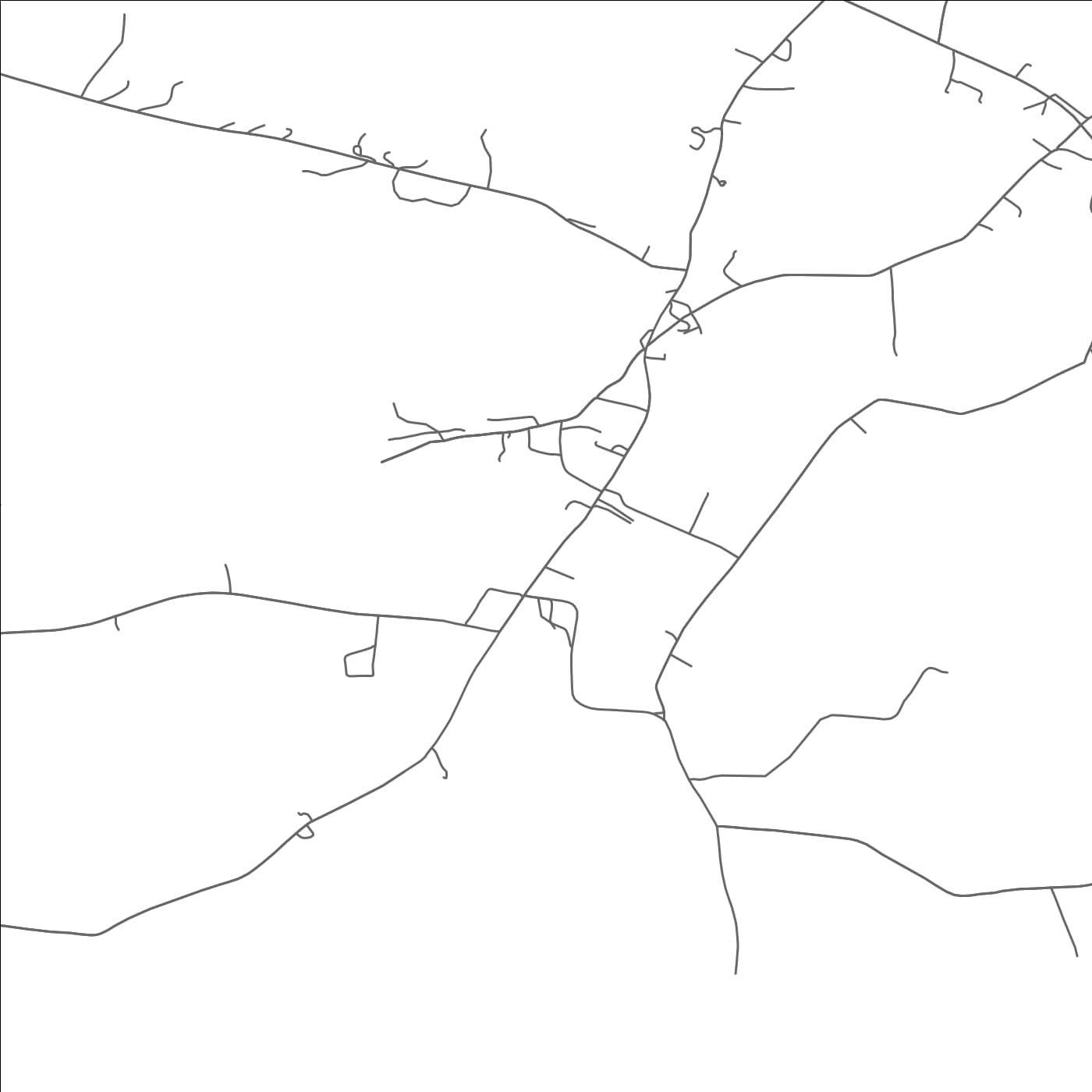 ROAD MAP OF MARKLEYSBURG, PENNSYLVANIA BY MAPBAKES